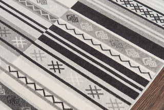 Momeni Dakota DAK21 Charcoal Area Rug Close up