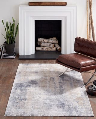 Momeni Dalston DAL-3 Grey Area Rug Room Image Feature