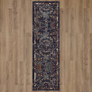 Karastan Soiree Damascus Indigo Area Rug Main Image