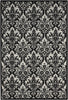 Nourison Damask DAS02 Black/White Area Rug main image