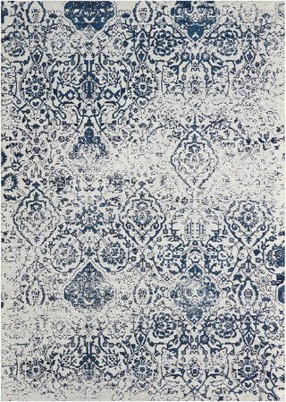 Nourison Damask DAS06 Ivory/Navy Area Rug main image