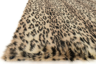 Loloi Danso Shag DA-02 Cheetah Area Rug Corner Shot