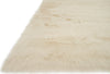 Loloi Danso Shag DA-04 Bone Area Rug Corner