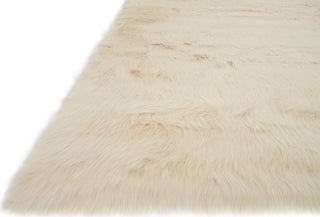 Loloi Danso Shag DA-04 Bone Area Rug Corner