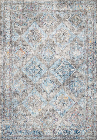 Loloi II Dante DN-03 Granite/Light Blue Area Rug main image