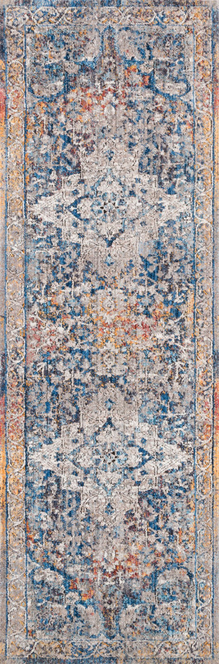 Loloi II Dante DN-04 Multi/Stone Area Rug 2'6''x8'0'' Runner