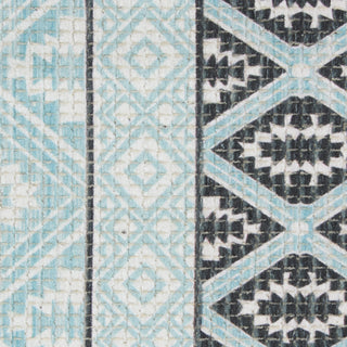 Nourison Darien DAR05 Aqua Area Rug