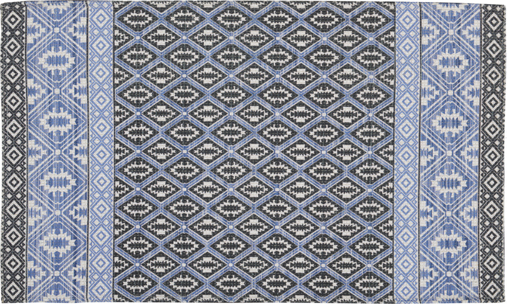 Nourison Darien DAR05 Blue Area Rug