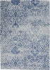 Nourison Damask DAS06 Blue Area Rug Main Image