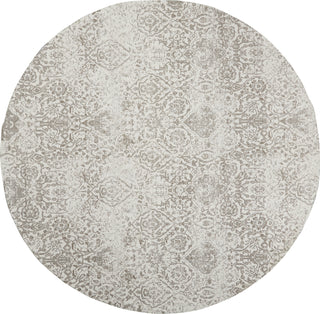 Nourison Damask DAS06 Ivory Area Rug