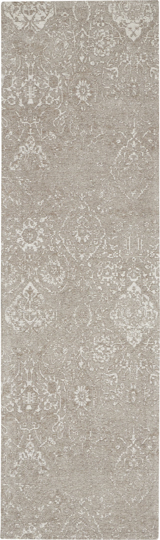 Nourison Damask DAS06 Lt Grey Area Rug