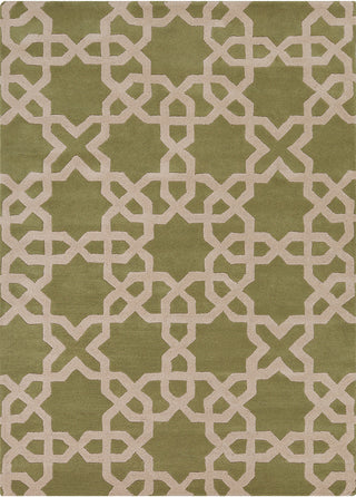 Chandra Davin DAV-25801 Green/Cream Area Rug main image