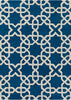 Chandra Davin DAV-25804 Blue/White Area Rug main image