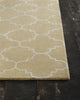 Chandra Davin DAV-25843 Yellow/White Area Rug Corner Shot