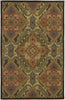 LR Resources Dazzle 54007 Red Hand Hooked Area Rug 7'9'' X 9'9''