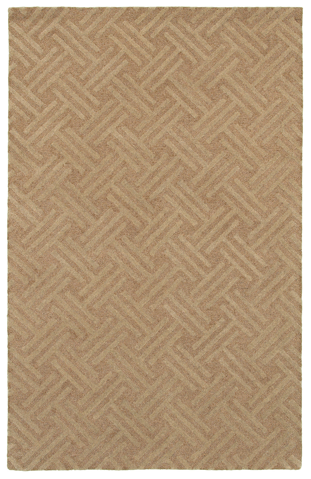 LR Resources Dazzle 54019 Sand Hand Hooked Area Rug 5' X 7'9''