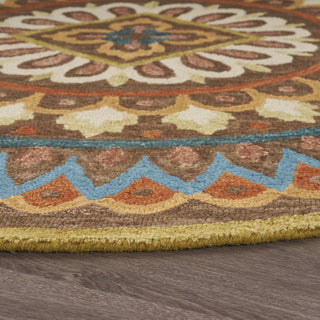 LR Resources Dazzle 54025 Brown Area Rug Alternate Image