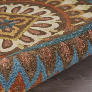 LR Resources Dazzle 54025 Brown Area Rug Alternate Image