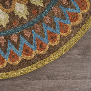 LR Resources Dazzle 54025 Brown Area Rug Alternate Image