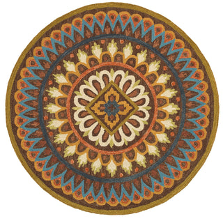 LR Resources Dazzle 54025 Brown Area Rug main image