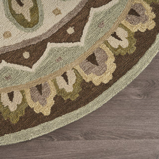 LR Resources Dazzle 54027 Brown Area Rug Alternate Image