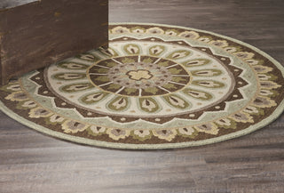 LR Resources Dazzle 54027 Brown Area Rug Alternate Image Feature