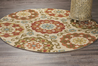 LR Resources Dazzle 54028 Ivory Area Rug Alternate Image Feature