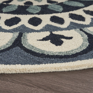 LR Resources Dazzle 54053 Navy Area Rug Alternate Image