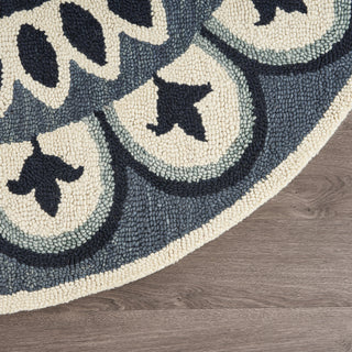 LR Resources Dazzle 54053 Navy Area Rug Alternate Image