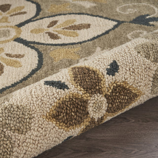 LR Resources Dazzle 54056 Taupe Area Rug Alternate Image