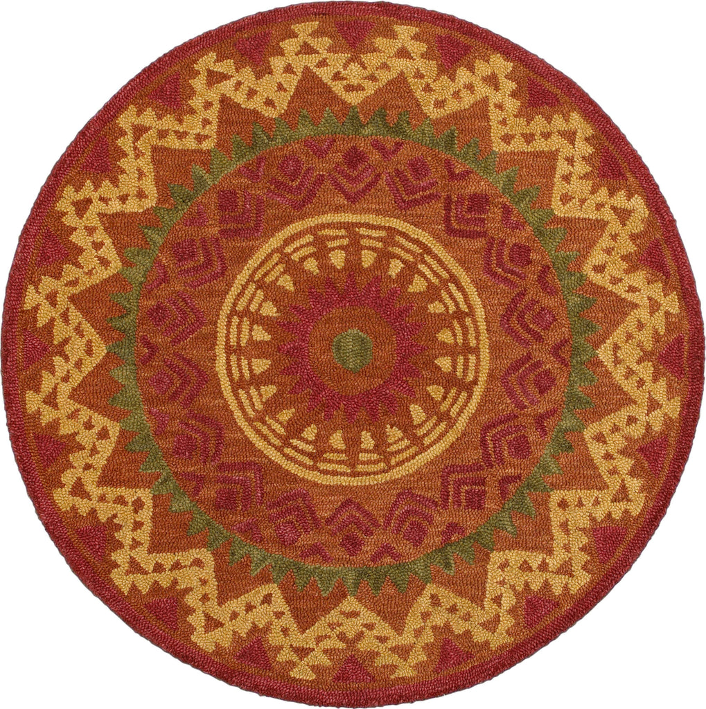 LR Resources Dazzle 54059 Rust Area Rug main image
