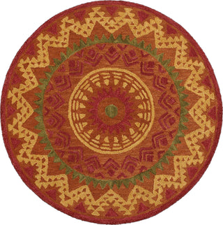 LR Resources Dazzle 54059 Rust Area Rug main image