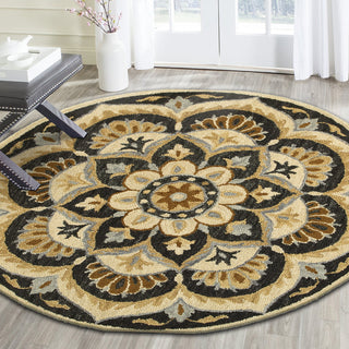 LR Resources Dazzle 54062 Black Area Rug Alternate Image