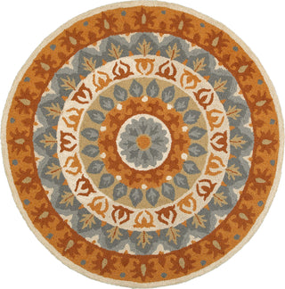 LR Resources Dazzle 54064 Gray/Rust Area Rug main image