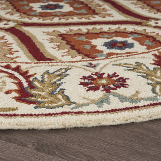 LR Resources Dazzle 54065 Ivory/Red Area Rug Alternate Image