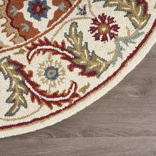 LR Resources Dazzle 54065 Ivory/Red Area Rug Alternate Image