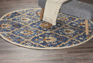 LR Resources Dazzle 54069 Navy Area Rug Alternate Image