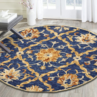 LR Resources Dazzle 54069 Navy Area Rug Alternate Image Feature