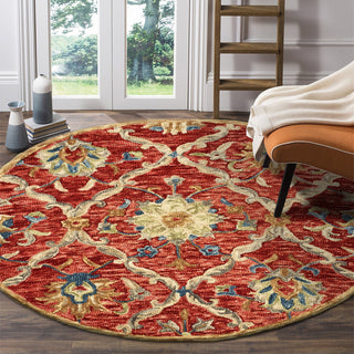 LR Resources Dazzle 54070 Red Area Rug Alternate Image