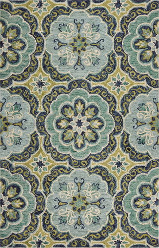 LR Resources Dazzle 54076 Green Area Rug main image