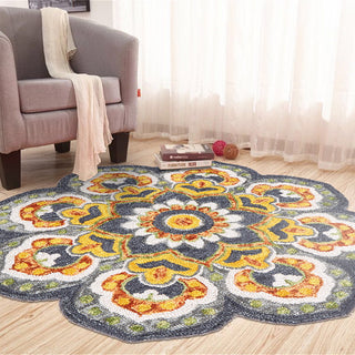 LR Resources Dazzle 54078 Gray Area Rug Alternate Image Feature