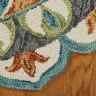 LR Resources Dazzle 54085 Teal / Green Area Rug Alternate Image