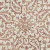 LR Resources Dazzle Faded Floral Ivory / Red Area Rug Detail Image