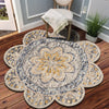 LR Resources Dazzle Summer Petals Gray Area Rug Lifestyle Image