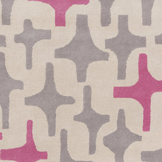 Surya Decorativa DCR-4000 Hot Pink Hand Tufted Area Rug by Lotta Jansdotter Sample Swatch