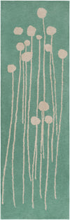 Surya Decorativa DCR-4005 Emerald/Kelly Green Area Rug by Lotta Jansdotter 2'6'' x 8' Runner