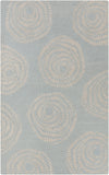 Surya Decorativa DCR-4009 Light Gray Area Rug by Lotta Jansdotter 5' x 8'