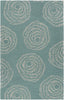 Surya Decorativa DCR-4010 Teal Area Rug by Lotta Jansdotter main image