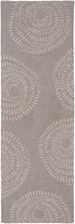 Surya Decorativa DCR-4011 Taupe Area Rug by Lotta Jansdotter 2'6'' x 8' Runner