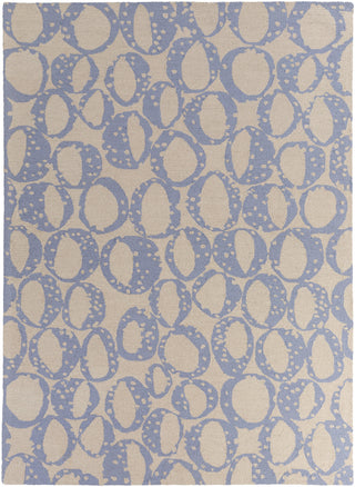 Surya Decorativa DCR-4014 Sky Blue Area Rug by Lotta Jansdotter 8' x 11'